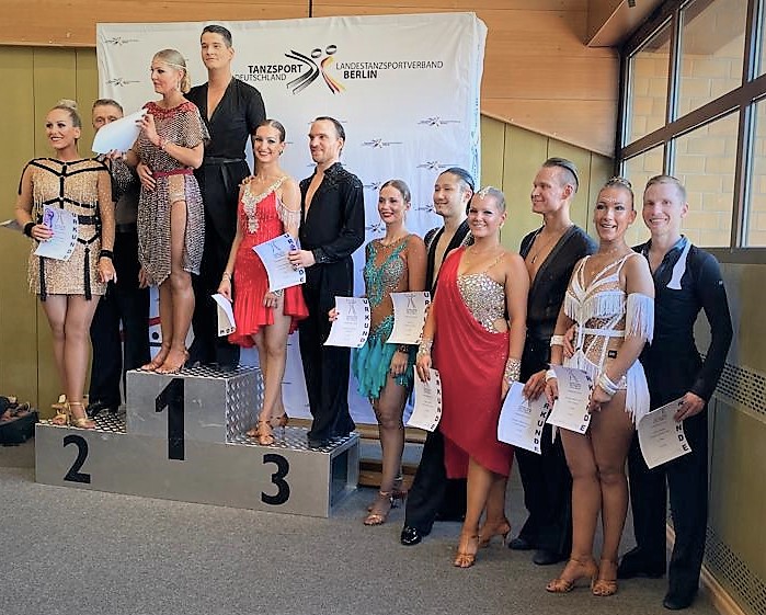 Platz 6 in der Endrunde für Mirco Grosser und Franzis-Josephine Lenz (HGR II B, Club Saltatio Hamburg)
